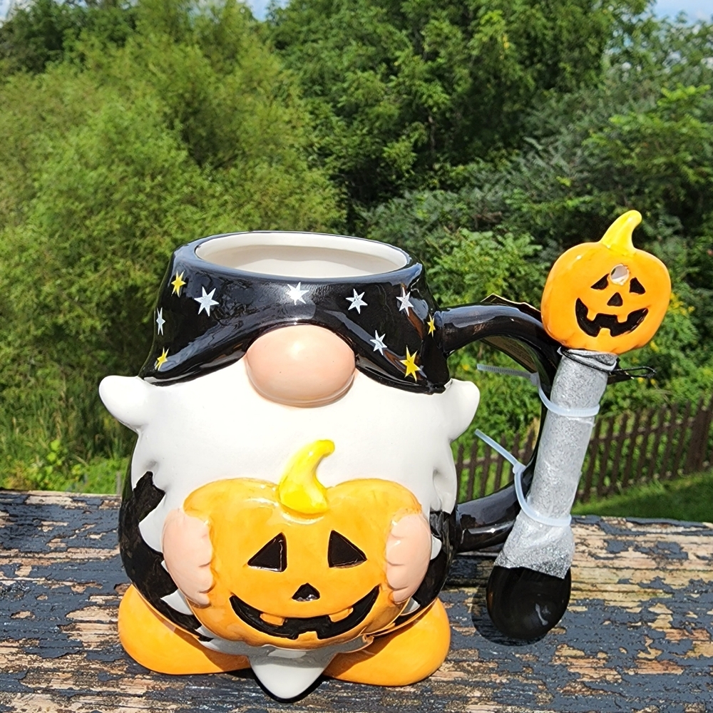 Hold My Pumpkin 🎃 Gnome with Spoon
